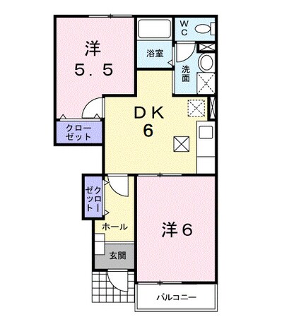 アンフィニⅡの物件間取画像